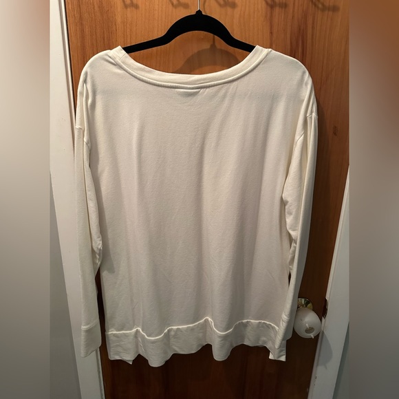 Chico's Off-White Long Sleeve with Button Details - Picture 2 of 5